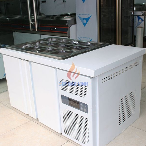 BÀN SALAD 1,2M 2 CÁNH INOX - Ảnh 3