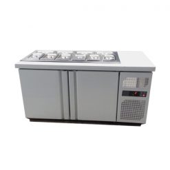 BÀN SALAD 1,2M 2 CÁNH INOX