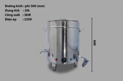 Alternative view of NỒI NẤU PHỞ INOX 50L