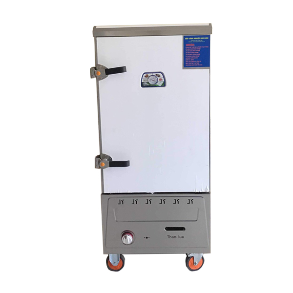 Tủ nấu cơm 12 khay dùng gas - Ảnh 2