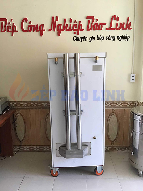 Tủ nấu cơm 12 khay dùng gas - Ảnh 3